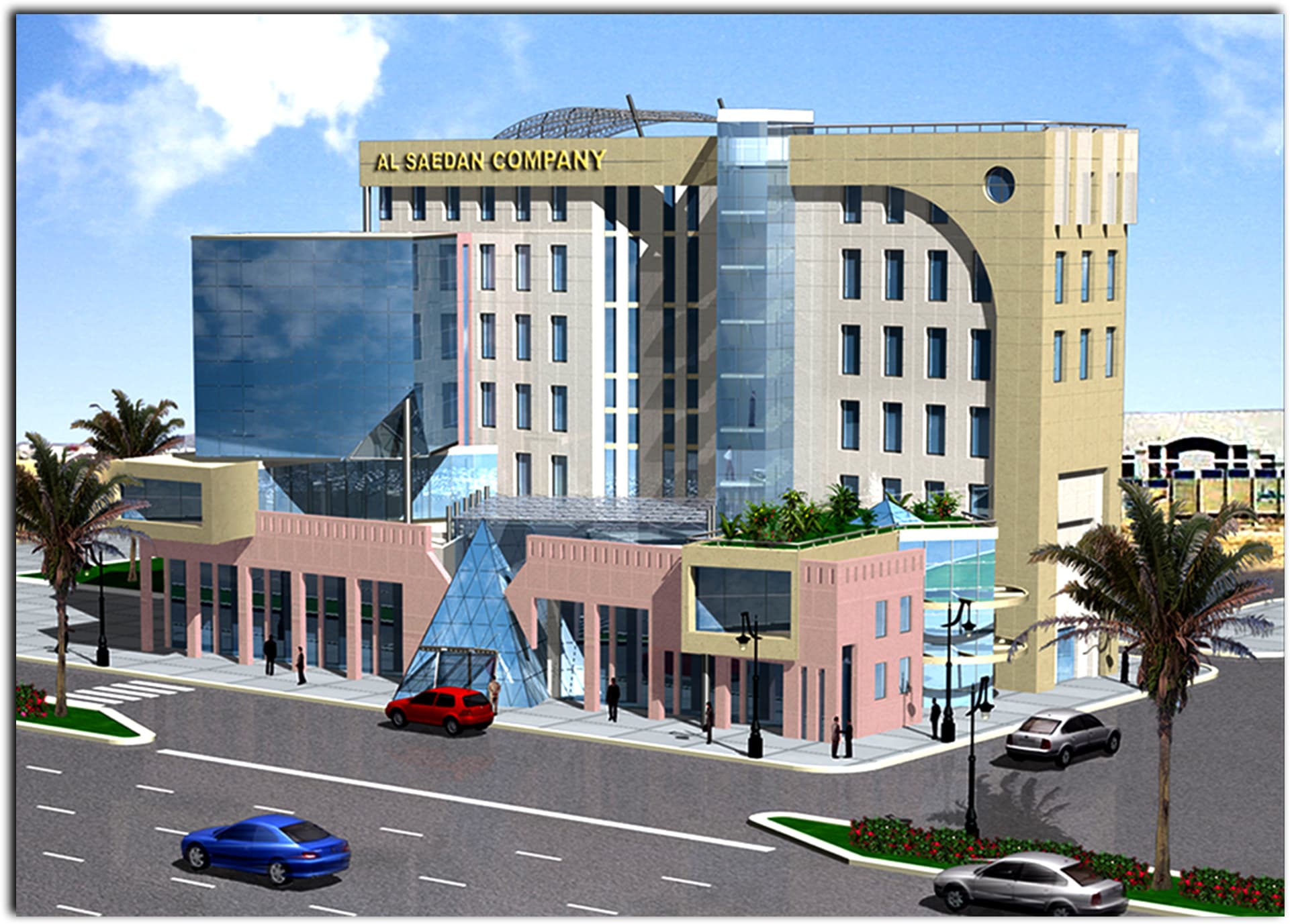 AL Saedan Company and Borjein Roundabout